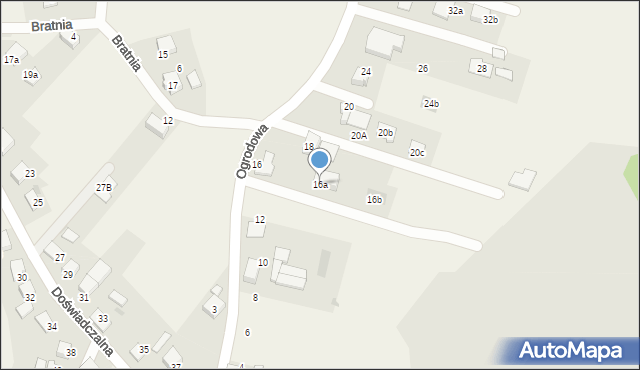 Czarków, Ogrodowa, 16a, mapa Czarków