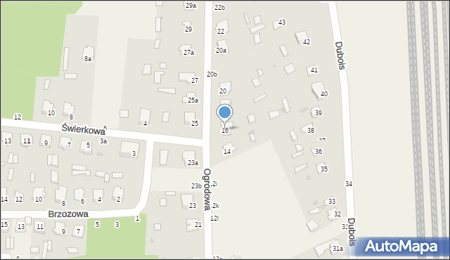 Czeremcha, Ogrodowa, 16, mapa Czeremcha