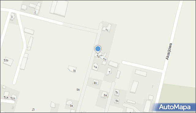 Czernikowo, Ogrodowa, 7d, mapa Czernikowo