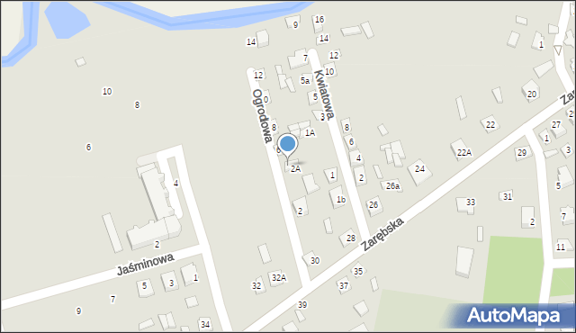 Czyżew, Ogrodowa, 4, mapa Czyżew