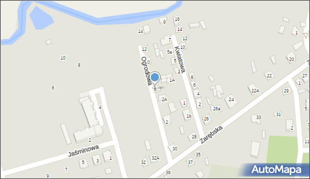 Czyżew, Ogrodowa, 6, mapa Czyżew