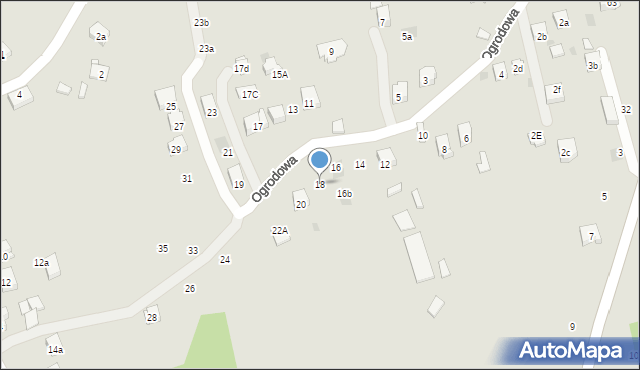 Dobczyce, Ogrodowa, 18, mapa Dobczyce