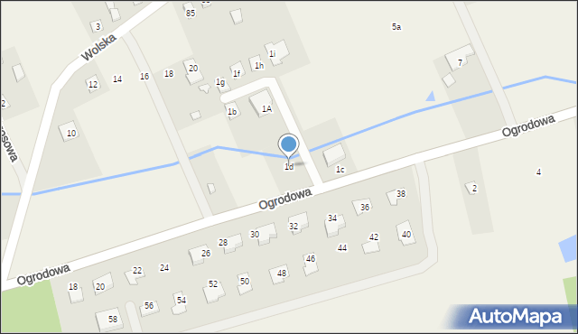 Dobiesz, Ogrodowa, 1d, mapa Dobiesz