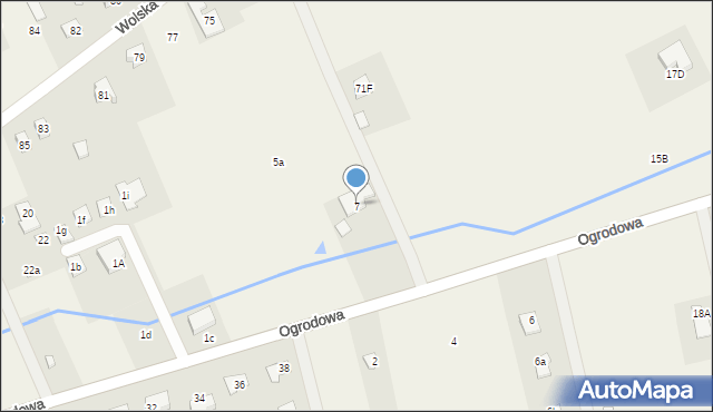 Dobiesz, Ogrodowa, 7, mapa Dobiesz