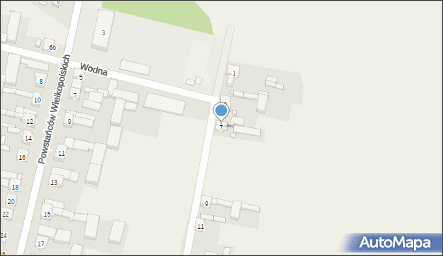 Dobieżyn, Ogrodowa, 7, mapa Dobieżyn