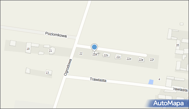 Dobrzyniewo Duże, Ogrodowa, 22a, mapa Dobrzyniewo Duże