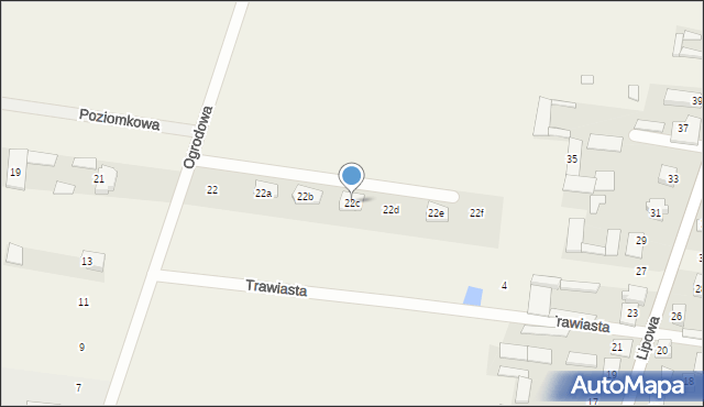 Dobrzyniewo Duże, Ogrodowa, 22c, mapa Dobrzyniewo Duże