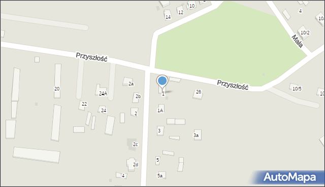 Drobin, Ogrodowa, 1, mapa Drobin