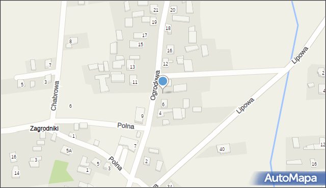 Droniowice, Ogrodowa, 8, mapa Droniowice