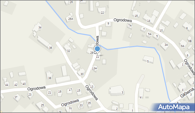 Dygowo, Ogrodowa, 11, mapa Dygowo