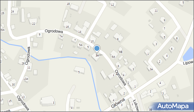 Dygowo, Ogrodowa, 3A, mapa Dygowo