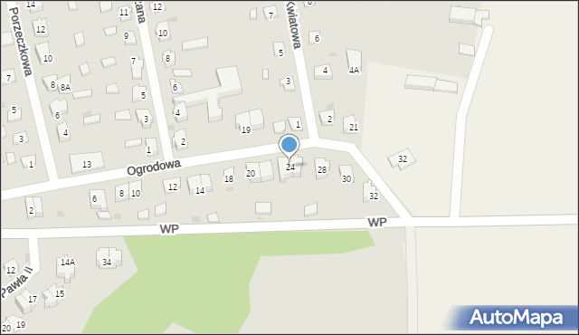 Dzierzgoń, Ogrodowa, 24, mapa Dzierzgoń