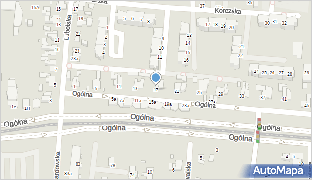 Elbląg, Ogólna, 17, mapa Elbląga