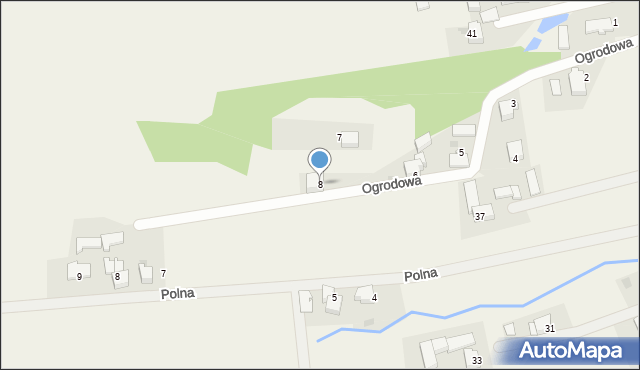 Frydrychowice, Ogrodowa, 8, mapa Frydrychowice