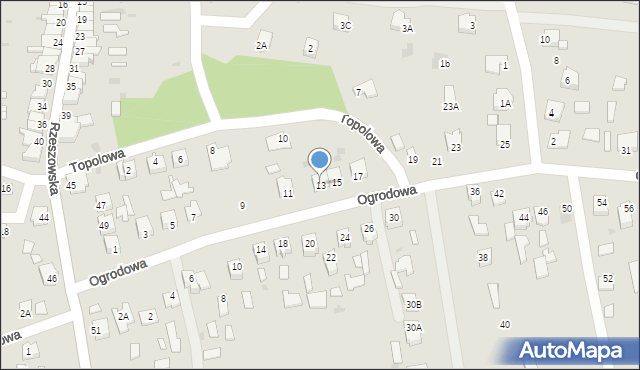 Głogów Małopolski, Ogrodowa, 13, mapa Głogów Małopolski
