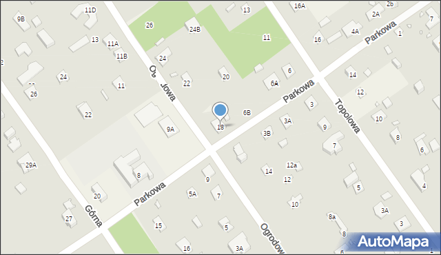 Głosków-Letnisko, Ogrodowa, 18, mapa Głosków-Letnisko