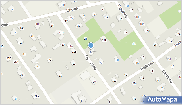 Głosków-Letnisko, Ogrodowa, 24, mapa Głosków-Letnisko