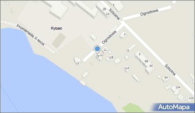 Golczewo, Ogrodowa, 13, mapa Golczewo