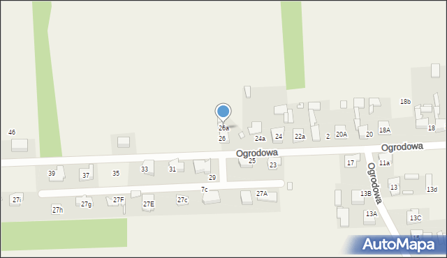 Góra Siewierska, Ogrodowa, 26a, mapa Góra Siewierska