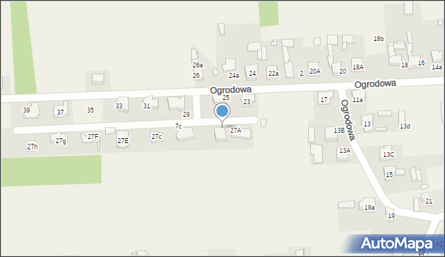 Góra Siewierska, Ogrodowa, 27b, mapa Góra Siewierska