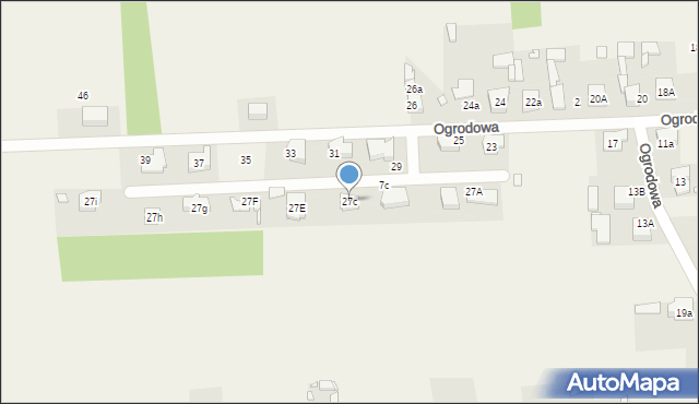 Góra Siewierska, Ogrodowa, 27c, mapa Góra Siewierska