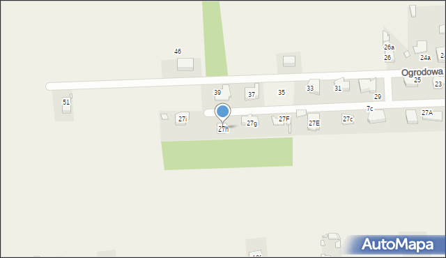 Góra Siewierska, Ogrodowa, 27h, mapa Góra Siewierska