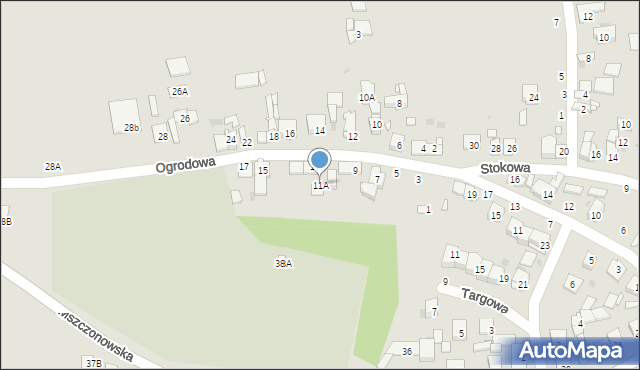 Grójec, Ogrodowa, 11A, mapa Grójec