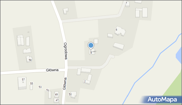 Hażlach, Ogrodowa, 8, mapa Hażlach