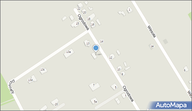 Jabłonowo Pomorskie, Ogrodowa, 11, mapa Jabłonowo Pomorskie