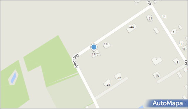 Jabłonowo Pomorskie, Ogrodowa, 13d, mapa Jabłonowo Pomorskie