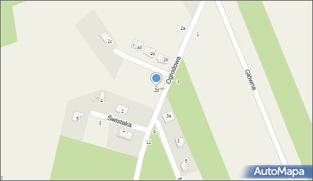 Jaroszowa Wola, Ogrodowa, 2d, mapa Jaroszowa Wola