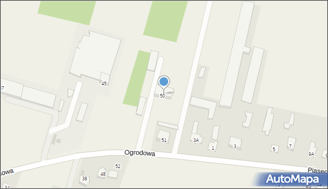 Jedlińsk, Ogrodowa, 51A, mapa Jedlińsk