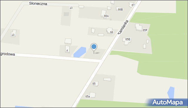 Kamianka, Ogrodowa, 2, mapa Kamianka