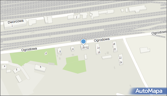 Kamieniec Ząbkowicki, Ogrodowa, 10, mapa Kamieniec Ząbkowicki