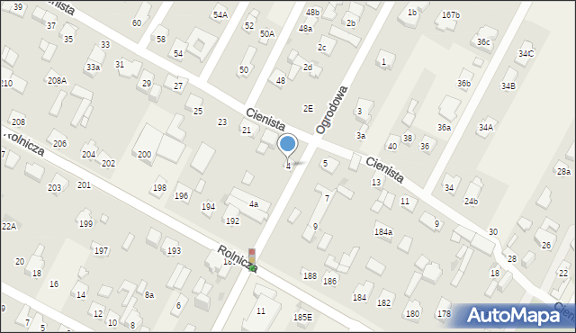 Kiełpin, Ogrodowa, 4, mapa Kiełpin