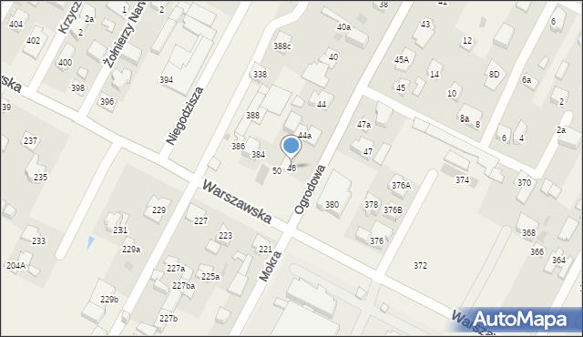 Kiełpin, Ogrodowa, 46, mapa Kiełpin