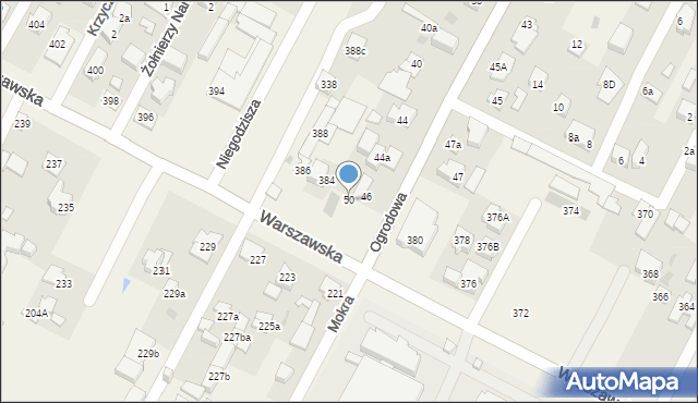 Kiełpin, Ogrodowa, 50, mapa Kiełpin