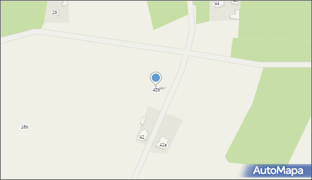 Klembów, Ogrodowa, 42b, mapa Klembów