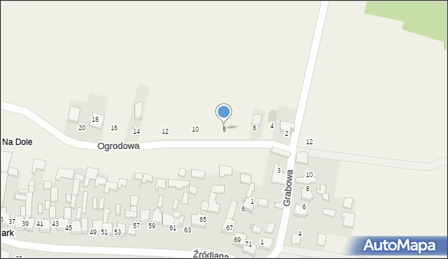 Kolbark, Ogrodowa, 8, mapa Kolbark