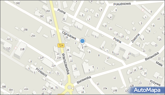 Konstancin-Jeziorna, Ogrodowa, 4, mapa Konstancin-Jeziorna