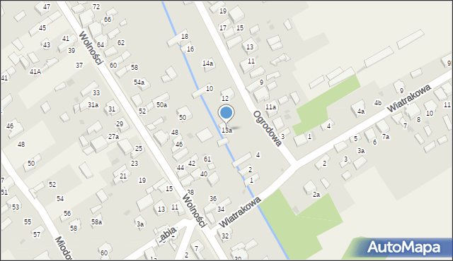 Kościelec, Ogrodowa, 13a, mapa Kościelec