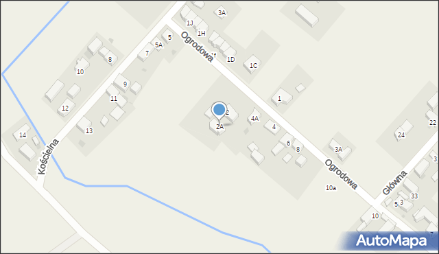 Kotowice, Ogrodowa, 2A, mapa Kotowice