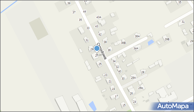 Kotuń, Ogrodowa, 27, mapa Kotuń