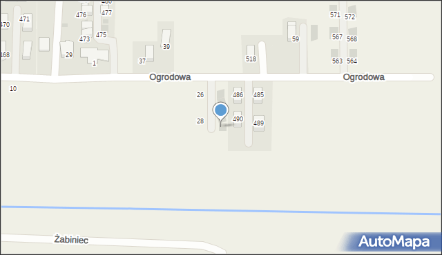 Kryspinów, Ogrodowa, 30, mapa Kryspinów