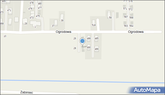 Kryspinów, Ogrodowa, 32, mapa Kryspinów