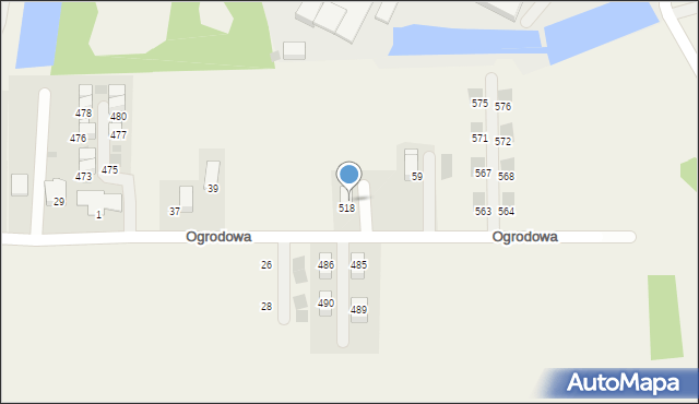 Kryspinów, Ogrodowa, 55, mapa Kryspinów