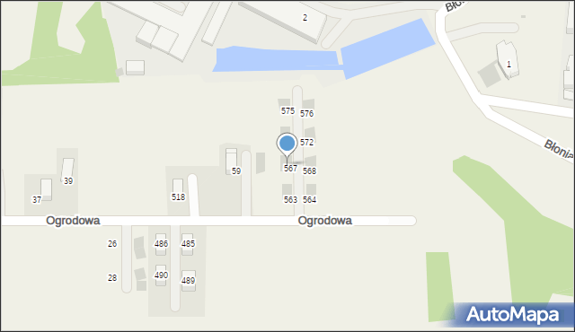 Kryspinów, Ogrodowa, 71, mapa Kryspinów