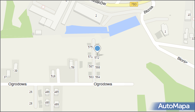Kryspinów, Ogrodowa, 79, mapa Kryspinów