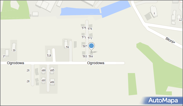 Kryspinów, Ogrodowa, 83, mapa Kryspinów