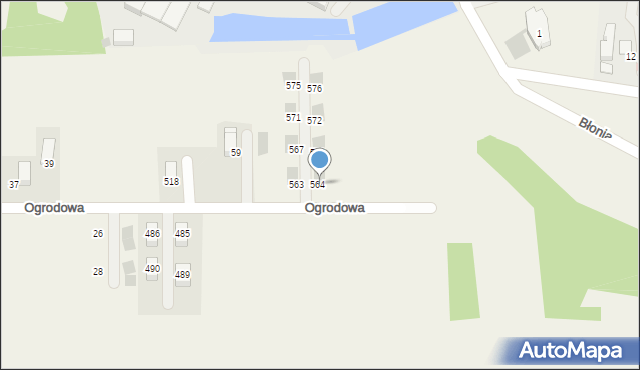 Kryspinów, Ogrodowa, 85, mapa Kryspinów